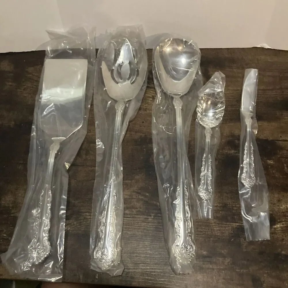 Reed & Barton New Richmond Hill 18/10 Stainless Steel Serving Flatware Set 10-Pc